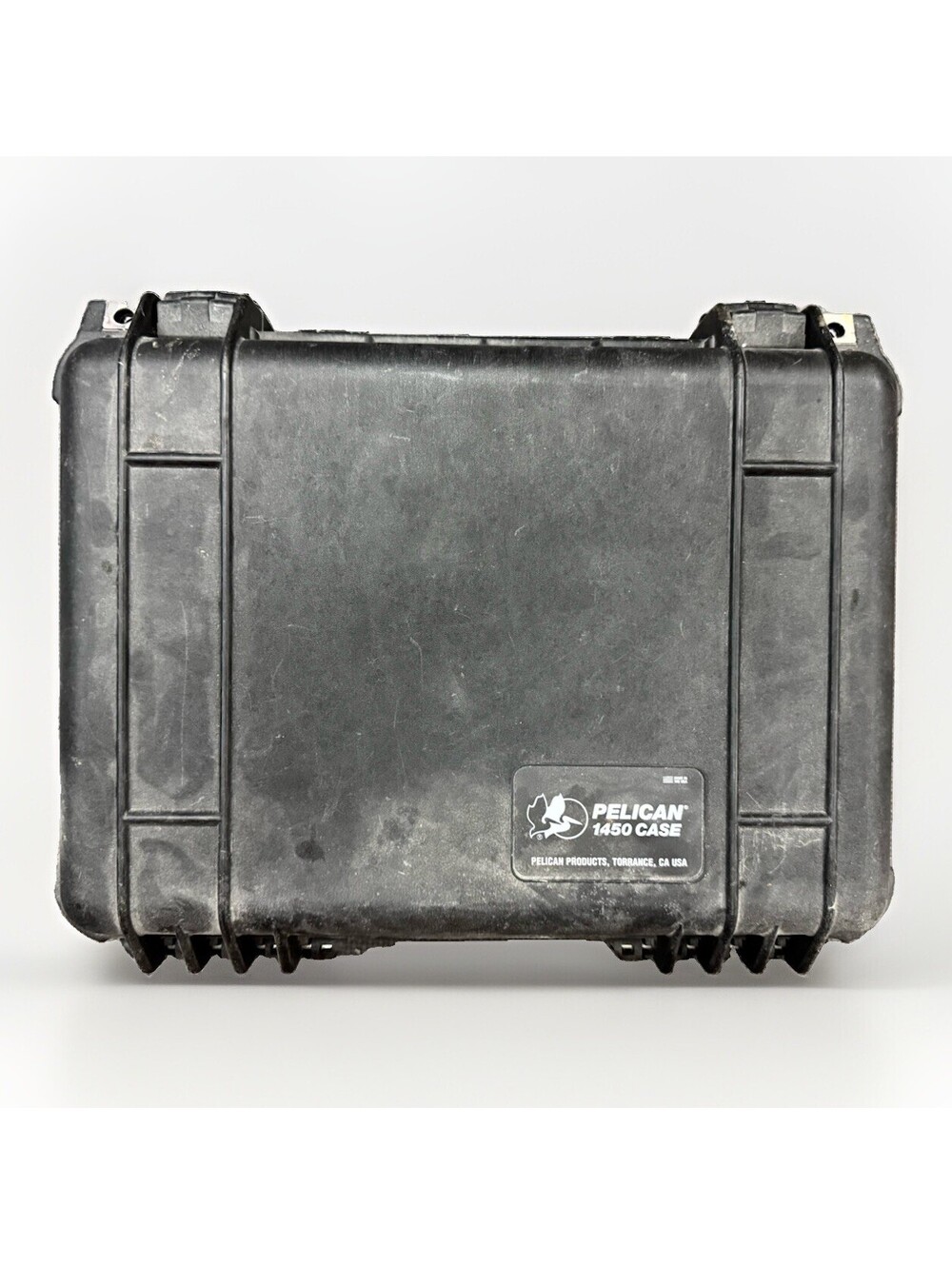 (RA) Pelican 1450 Protector Hard Case Black w/ Foam Waterproof Equipment Camera